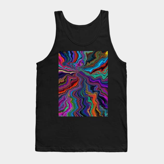 Color spill Tank Top by tothemoons